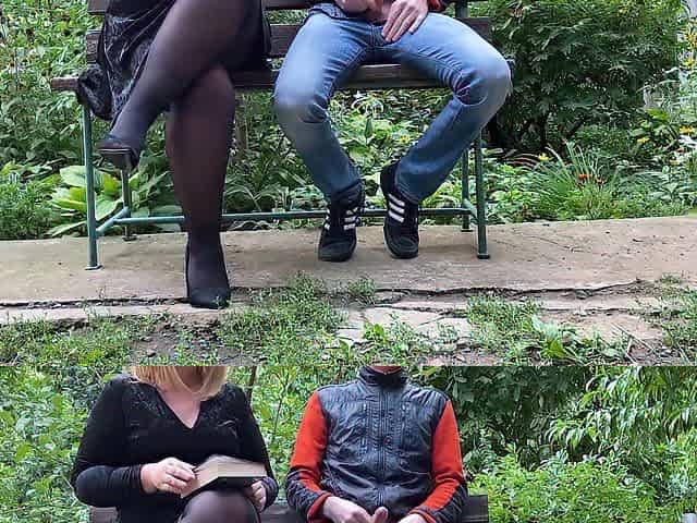 Aged mother i'd like to fuck in hose reads a book making me cum