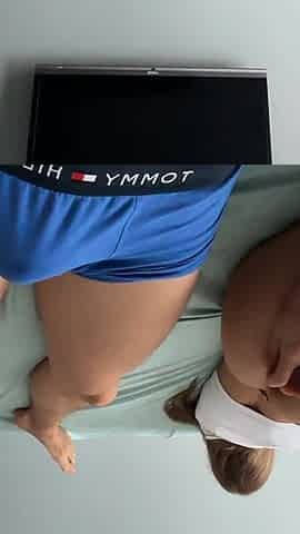 Horny Stepsis Lets Play with Her Tight Pussy