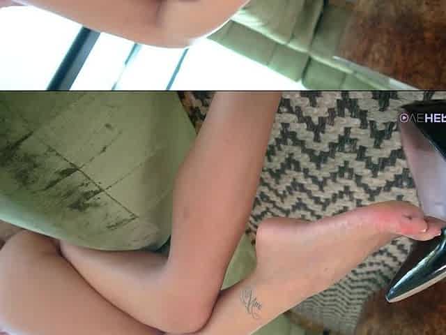 Queenie's Feet Tease By The Pool