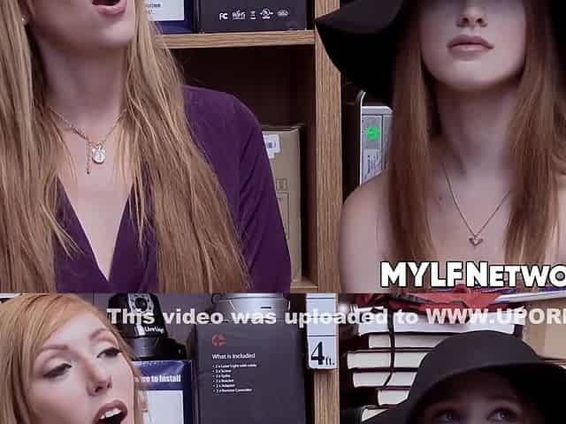 Scarlett Snow And Lauren Phillips - Klepto Duo And Are Fucked Together By Security Officers