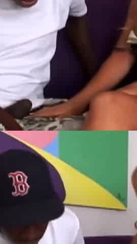 Hot Blonde Babe Blowjobs Huge Black Cock and Ride It Deep