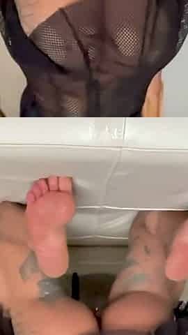 Big Dildo in My Tattooed Asshole