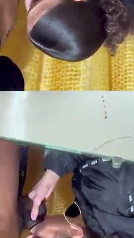 Brunette Wife Webcam Blowjob Handjob Cumshot