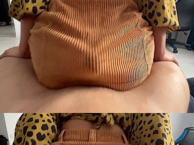 I Made Step Brother Hard with My Large Booty on his Ramrod Humping No pants after college