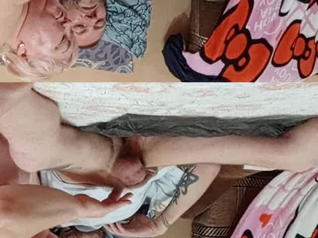 Mother-in-law Makes a Perfect Blowjob and Swallows Cum