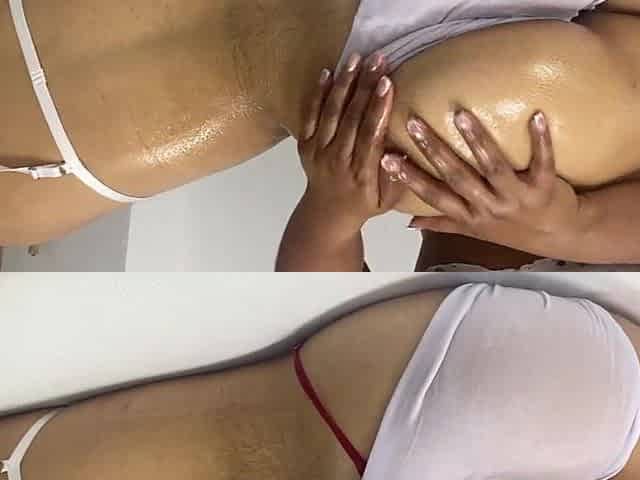 big beautiful woman Cuties in Action Large Butt Massage and Wish