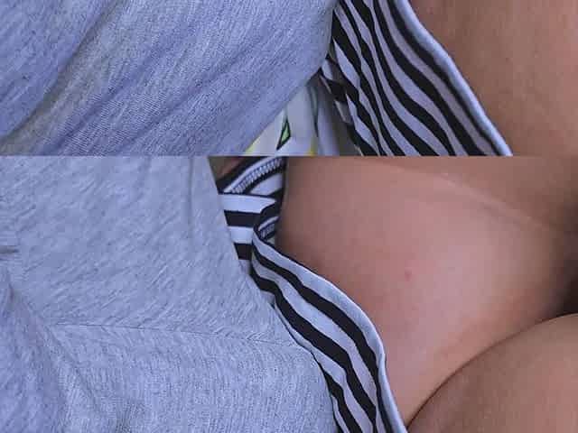 Stranger Guy Touching Her Pussy in She Subway. She Wears No Underwear in Transport
