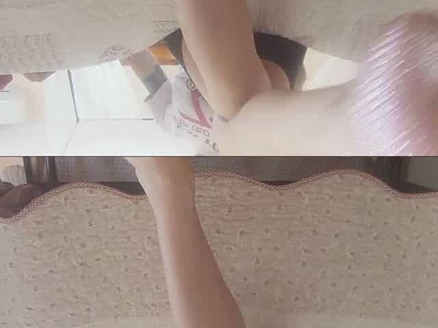 Swinging My Beautiful Feet with Nurse Slippers
