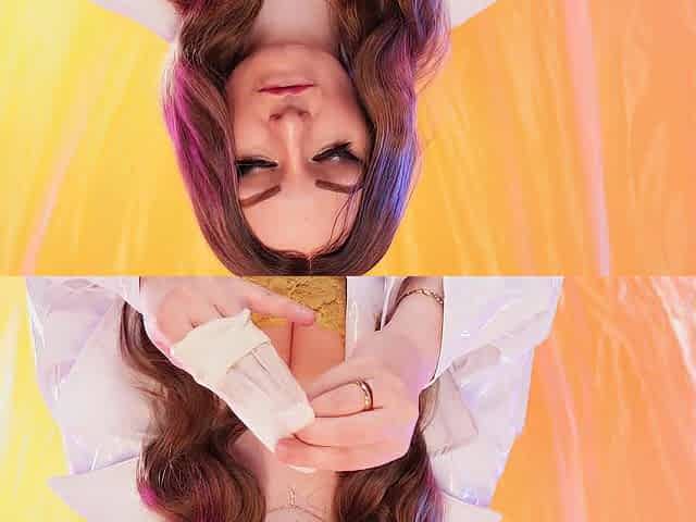 ASMR: surgical latex gloves