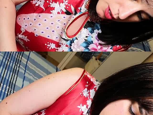 Satinfuntaboo - Big Tits Joi Satin Handjob Satin Dress