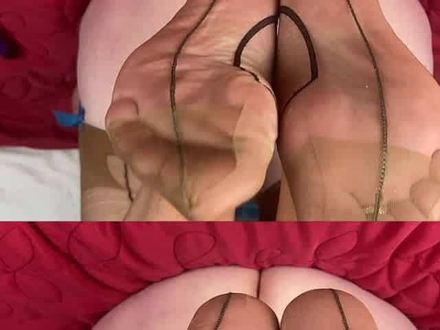 Mrs Mature Feet Having Some "me Time"