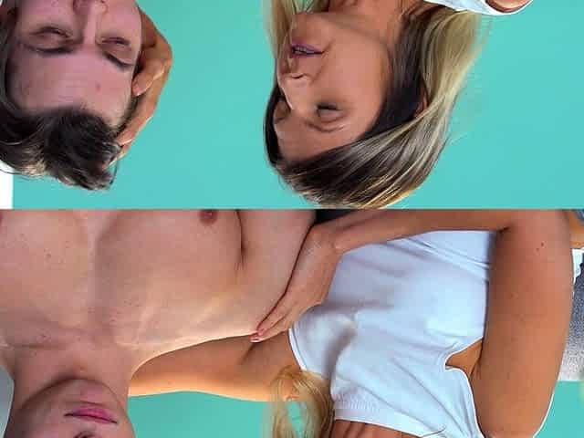 Brunette hardcore blowjob