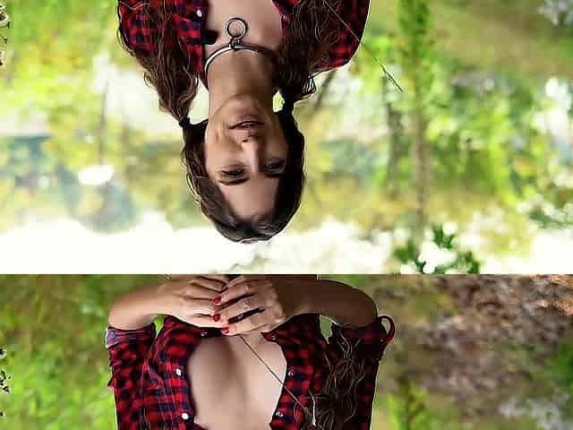 Piper Blush as a cowgirl - Slow-motion