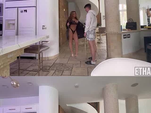 Sexy Cougar Crashes into Neighbour To Lure Him in Her Abode to Bang - Ethan Seeks - Richelle Ryan