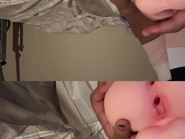 Fingering My Futanari and Stuffing It