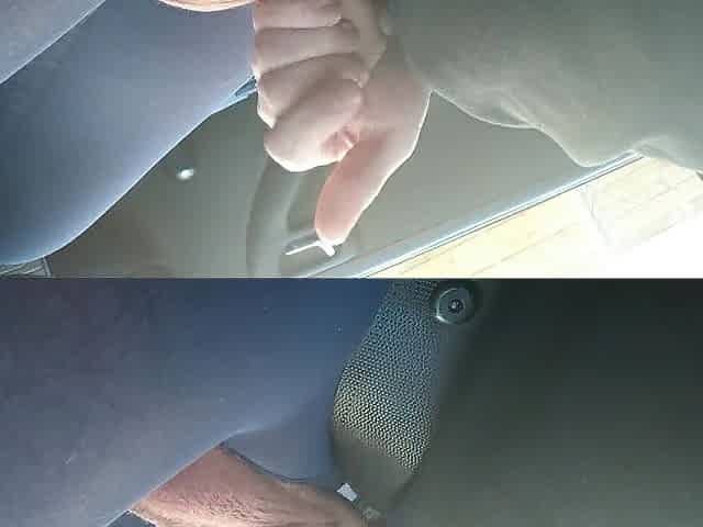 Blaue Feinstrumpfhose im Auto two ** FAN Movie 12 **