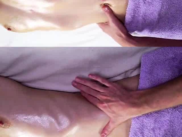 Oiled Massage Leads to Intense Squirting Orgasm