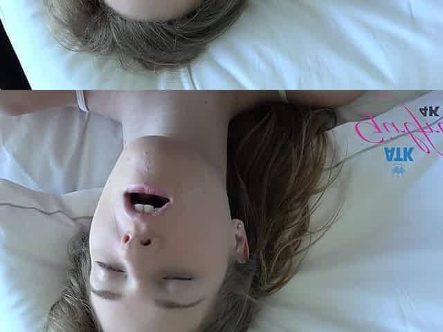 You finally wake Ashley and she is ready to fuck.