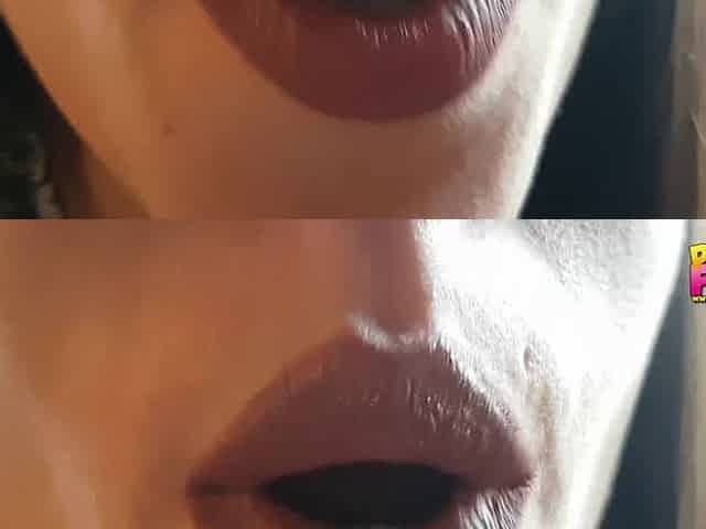 Petra Her beauty smoking face on cam