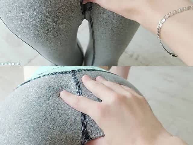 Step Sister In Leggings Knows How To Educate Her Consummate Booty
