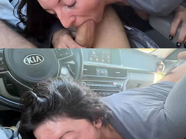 She Said "Pull Over" - Hot Wife Gets Too Horny Out Shopping
