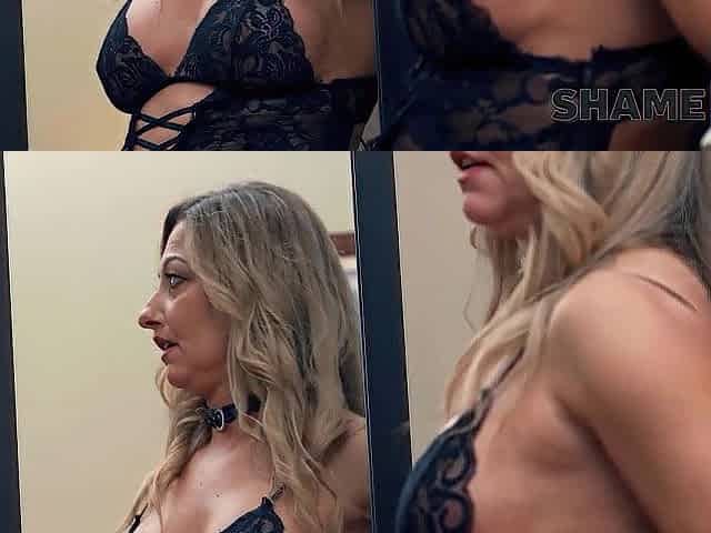 SHAME4K. Gina was preparing for my sex client bit my student ...