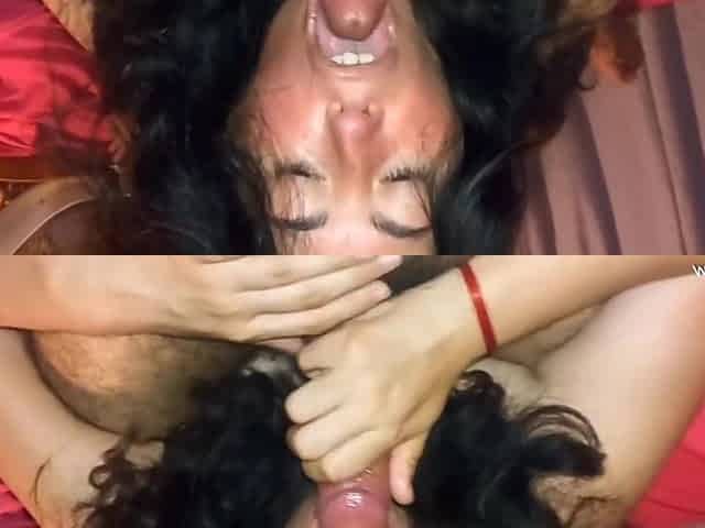 My Messy-haired Girlfriend Starts The Day With A Morning Blowjob