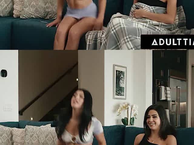 ADULT TIME - Bored PAWG Roomies Kylie Rocket And Cutie Ritchie Scissor And Eat Twat For Enjoyment!