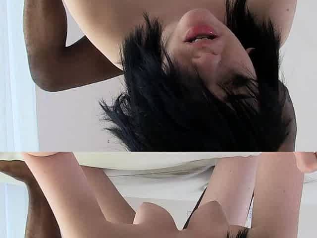 Brunette seductress working her big boobs and hot ass