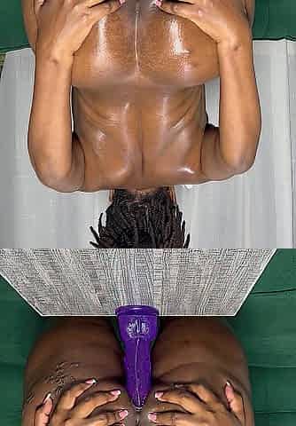 Riding Humongous Sextoy to Almost any Intensive Climax!!