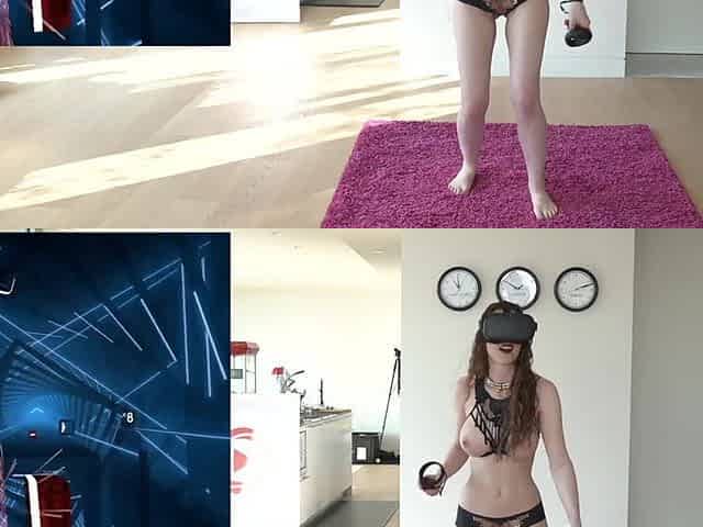 Gaming in Lingerie!