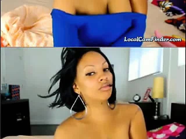 Big Booty Ebony MILF Masturbating on Webcam