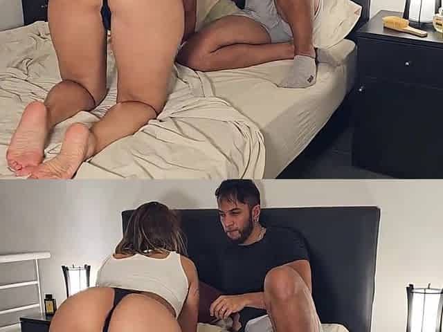 My STEP SIS Seduces Me With Her WET LARGE BUTT