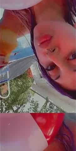 Tatted mother i'd like to fuck getting a creamy mouthful in the pool