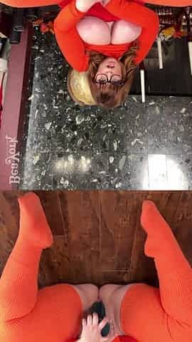 Spooky Themed Masturbation Compilation with Voluptuous Gal Next Door