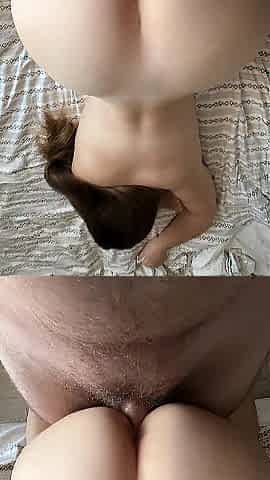 I cummed on a marvelous twat of a chick with a large butt