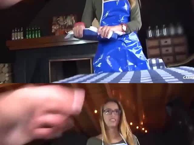 Blonde Colombian Waitress With Glasses Rides Cock In Hot Pickup And Fuck