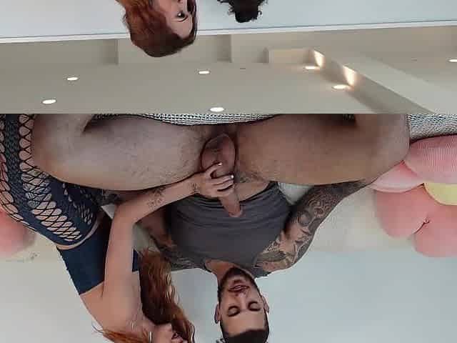 Doxy slobbers all over my weenie in advance of taking a biggest creampie