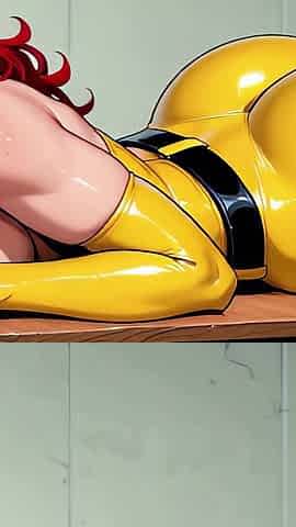 Yoghurt Party: 3D Comic Latex Vigilante POV (4k, Uncensored Ai Hentai)
