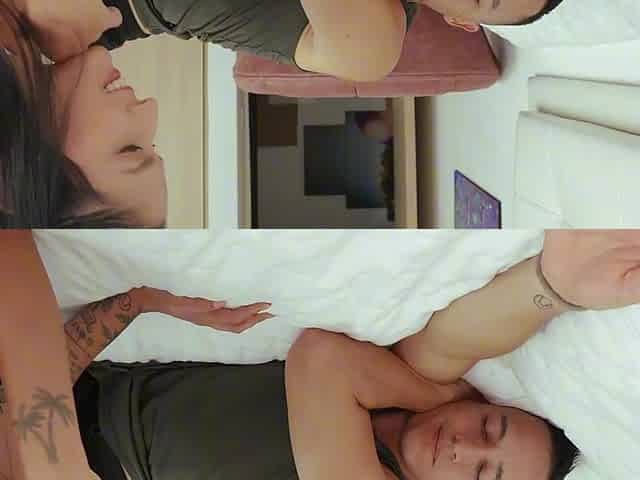 Latina stepdaughter gets mistaken for her mom and her pussy fucked by a stepdad