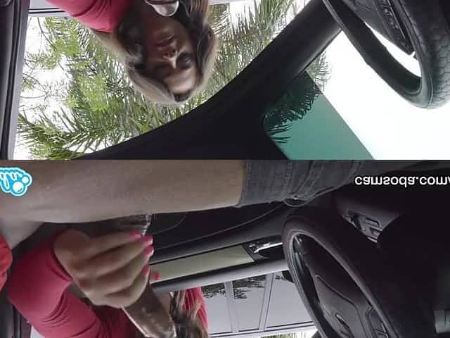 41yo Unfaithful wife - POV car Handjob