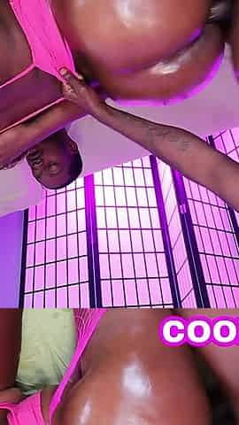 Thick Ebony MILF Double Cum Dump