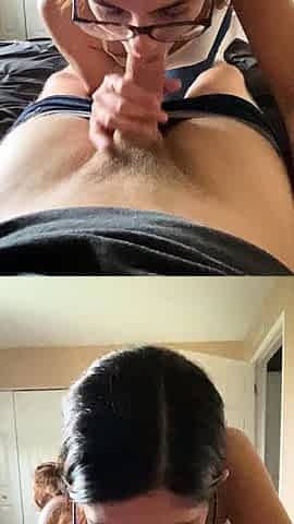 POV Handjob Blowjob cumshot compilation