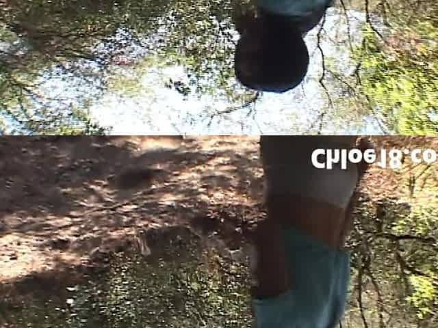 Hot solo teen chloe outdoors