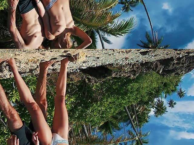 Quickie in Paradise! It was way likewise hawt to bang! - Amateur Pair LeoLulu