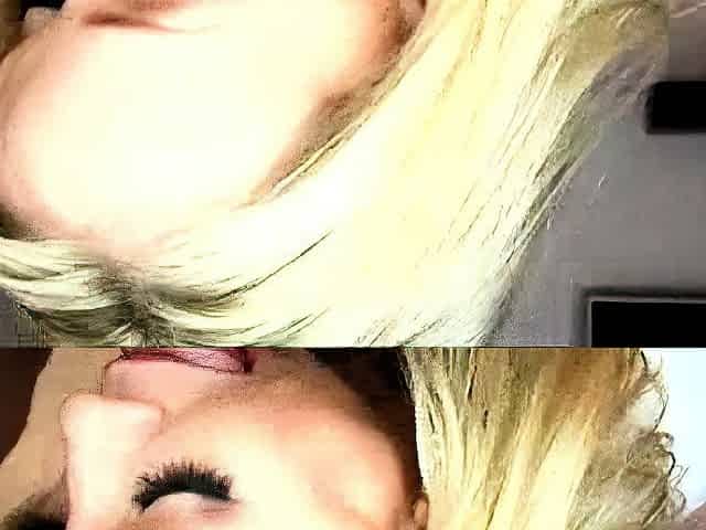 Great ass blonde blowjob and fucking POV