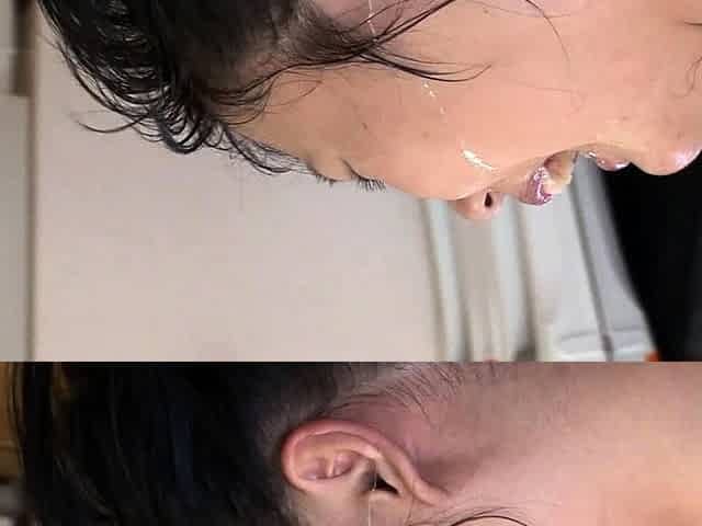 Asian slut Kana Kawai double blowjob and hardcore sex