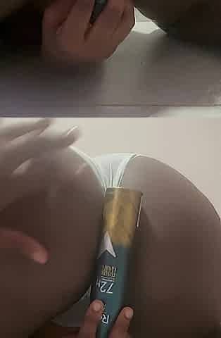 Oily soaked large butt