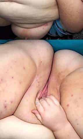 Hot brunette big boobs toying pink pussy