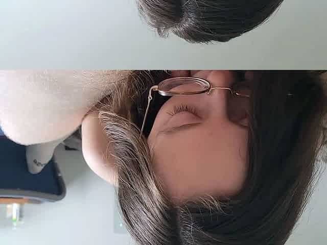 Mature brunette amateur giving a great POV blowjob